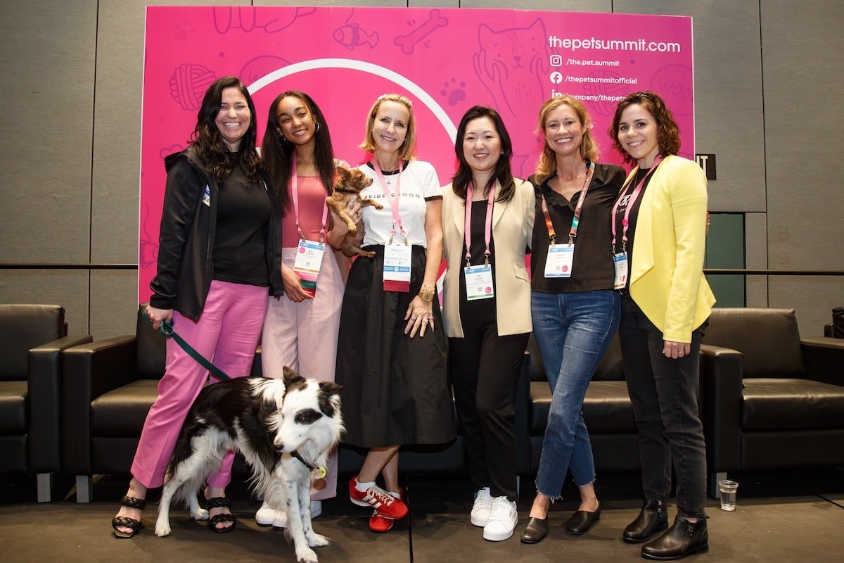 Women in Pet Panelists Smiling for the Camera